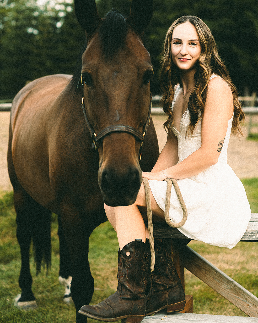 Creative Editorial Portraits with Horses on a Private Ranch in Montana — photograph 5 of 20